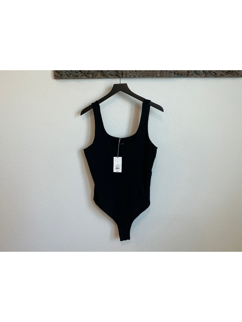 A New Day Black Sleeveless Bodysuit with Tags size L